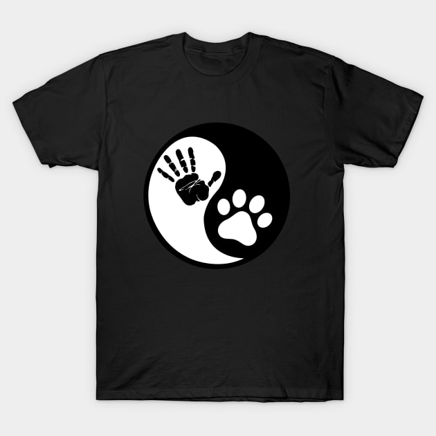 Hand and paw T-Shirt by Mounika